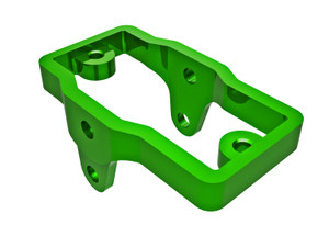 Servo mount, 6061-T6 aluminum (green-anodized) Servo mount, 6061-T6 aluminum (green-anodized)