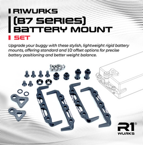 R1WURKS (B7 Series) Battery Mount Set R1WURKS (B7 Series) Battery Mount Set