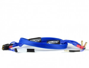 2S Charge Lead Cable XT60 to 4/5mm Bullet Connector (2') | Blue 2S Charge Lead Cable XT60 to 4/5mm Bullet Connector (2') | Blue