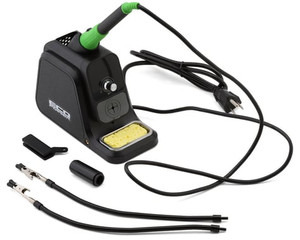 EcoPower 80W Adjustable Temperature Digital Soldering Station w/Alligator Clip Support Arms EcoPower 80W Adjustable Temperature Digital Soldering Station w/Alligator Clip Support Arms