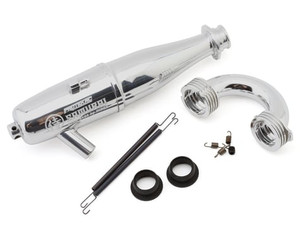 ProTek RC 2135 Tuned Exhaust Pipe w/80mm Manifold (Welded Nipple) ProTek RC 2135 Tuned Exhaust Pipe w/80mm Manifold (Welded Nipple)