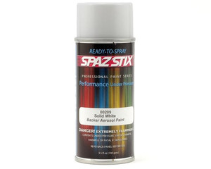 Spaz Stix "Solid White" Glow Backer Spray Paint (3.5oz) Spaz Stix "Solid White" Glow Backer Spray Paint (3.5oz)