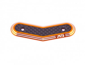 Ringer Hybrid 8th Wing Button | HB | Orange Ringer Hybrid 8th Wing Button | HB | Orange