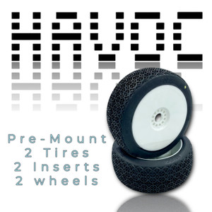 Havoc 8th Scale Buggy Pre-Mount White SUPER SOFT Havoc 8th Scale Buggy Pre-Mount White SUPER SOFT