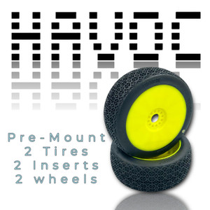 Havoc 8th Scale Buggy Pre-Mount Yellow SUPER SOFT Havoc 8th Scale Buggy Pre-Mount Yellow SUPER SOFT