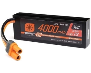7.4v 4000mah 2s 30c Smart LiPo G2 Hard Case: Ic5
