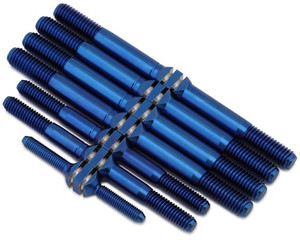 TEKNO NB48/EB48 2.1 TITANIUM MILLED TURNBUCKLES BLUE TEKNO NB48/EB48 2.1 TITANIUM MILLED TURNBUCKLES BLUE