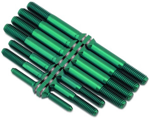 TEKNO NB48/EB48 2.1 TITANIUM MILLED TURNBUCKLES GREEN TEKNO NB48/EB48 2.1 TITANIUM MILLED TURNBUCKLES GREEN