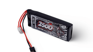2s 7.6v 2500mah stick receiver pack