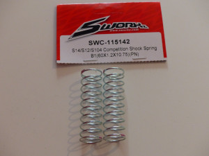 SWORKz 1/10 Competition Shock Spring B-1 (60x1.2x10.75)(PN)(2)