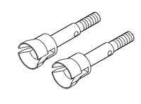 SWORKz Fox44 Rear Wheel Axle