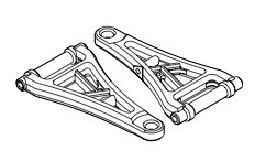 SWORKz Fox44 Suspension Arm Lower - Front