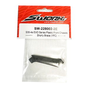 SWORKz S35-4e EVO Plastic Front Chassis Shorty Brace (1PC)