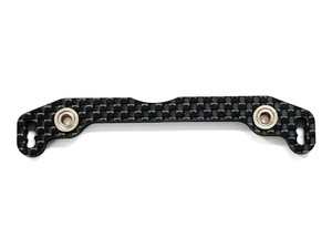 Assault RC 4mm Carbon Fiber Ackerman Plate with Ball Bearings for JQ Racing Black Edition