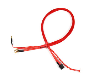 Assault RC 24" 2s Power Leads with High Current 5mm/4mm Step Pins 2s Balance Lead with XT60 Charger Connector (X6/X8) (ARC53015)