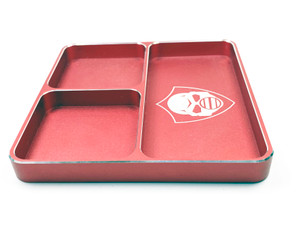 Assault RC Billet Aluminum Parts Tray (Red)