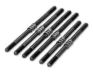 JConcepts RC10T7/SC7 3.5mm Titanium Turnbuckle Set (Black) (6)