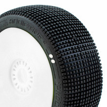 ProCircuit Addictive V2 Buggy Tires (S1) Super Soft- Pre-Mounted (White) (2)