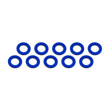 10 anodized 3x6x2mm Aluminium Shim from Ultimate Racing in blue