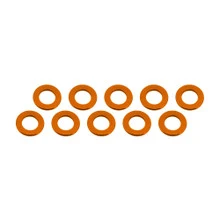 Ultimate Racing ALUMINUM SHIM (3X6X1MM) ORANGE (10PCS) (UR1505-G)