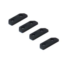 Ultimate Racing Rubber Anti-Vibration Servo Spacer (4pcs)