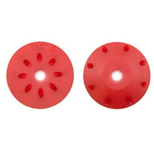 Ultimate Racing 16mm Conical Shock Pistons (1.2MM X 8 Angled Holes) (2pcs) (UR1711)