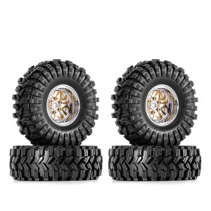 INJORA 1.0" 62*22mm -4.4mm Offset Wheel Set for Micro Crawlers (4)