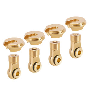INJORA 4PCS Lower Spring Retainer Shock Rod Ends for INJORA TRX4M Shocks (4M-65)