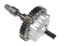 Differential kit, center (complete with steel spur gear) (aluminum carrier) (requires #10757 center driveshaft & 10762 pinion gear)
