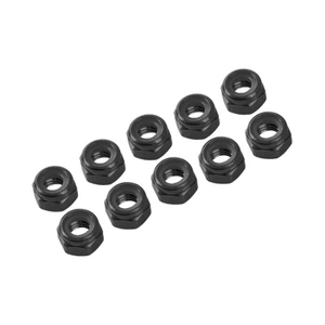 Ultimate Racing 4mm Aluminum Nylock Nut (Red) (10pcs)