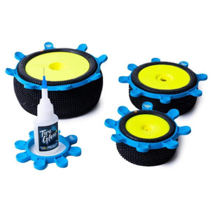 RC-Project 1/8 & 1/10 Tire Gluing Rubber Bands (Blue)