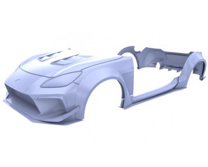 24K RC Technology 1/10 Toyota GR86 LBWK Wide Body Kit (Clear) (257mm) 24K RC Technology 1/10 Toyota GR86 LBWK Wide Body Kit (Clear) (257mm)