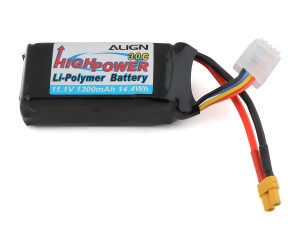 Align 3S Lipo 30C Battery (11.1V/1300mAh) Align 3S Lipo 30C Battery (11.1V/1300mAh)