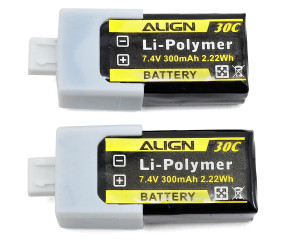 Align 2S1P LiPo Battery 30C (7.4V/300mAh) Align 2S1P LiPo Battery 30C (7.4V/300mAh)