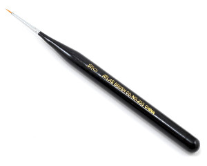 Atlas Brush Golden Taklon 10/0 Ultra Mini Brush
