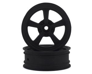 Team Associated DR10 2.2 Drag Racing Front Wheels (Black) (2) Team Associated DR10 2.2 Drag Racing Front Wheels (Black) (2)