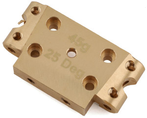 Team Associated DR10/SR10 Factory Team Brass Front Bulkhead (25°) Team Associated DR10/SR10 Factory Team Brass Front Bulkhead (25°)