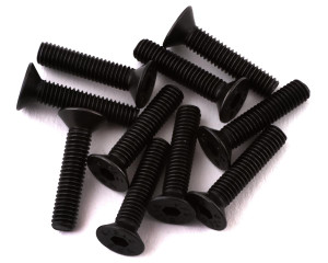 Team Associated Flat Head Cap Screw M3x14mm (10) Team Associated Flat Head Cap Screw M3x14mm (10)