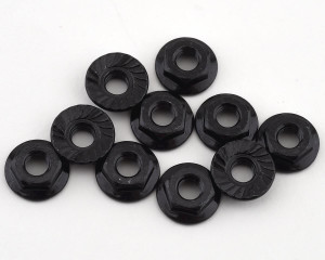 Team Associated M4 Low Profile Serrated Steel Wheel Nuts (10) Team Associated M4 Low Profile Serrated Steel Wheel Nuts (10)