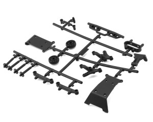 Team Associated Reflex 14MT Bumper, Wheelie Bar & Body Mount Set Team Associated Reflex 14MT Bumper, Wheelie Bar & Body Mount Set