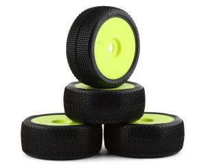 TZO Tires 202 1/8 Buggy Pre-Glued Tire Set (Yellow) (4) (Ultra Clay) TZO Tires 202 1/8 Buggy Pre-Glued Tire Set (Yellow) (4) (Ultra Clay)