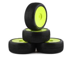 TZO Tires 402 1/8 Buggy Non-Glued Tire Set (Yellow) (4) (Ultra Soft)