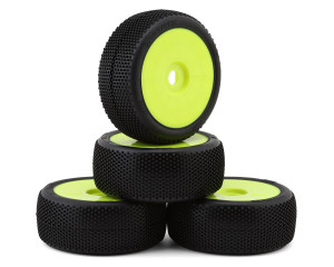 TZO Tires 202 1/8 Buggy Pre-Glued Tire Set (Yellow) (4) (Super Clay) TZO Tires 202 1/8 Buggy Pre-Glued Tire Set (Yellow) (4) (Super Clay)