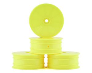 JConcepts 12mm Hex Mono 2.2 4WD Front Buggy Wheels (4) (Yellow) JConcepts 12mm Hex Mono 2.2 4WD Front Buggy Wheels (4) (Yellow)