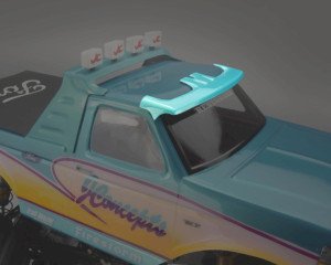 JConcepts 1993 Ford F-250 Monster Truck Body Visor (Clear) JConcepts 1993 Ford F-250 Monster Truck Body Visor (Clear)