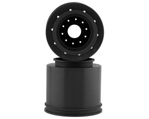 JConcepts Aggressor 2.6x3.8" Monster Truck Wheel (Black) (2) w/17mm Hex JConcepts Aggressor 2.6x3.8" Monster Truck Wheel (Black) (2) w/17mm Hex