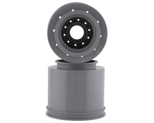 JConcepts Aggressor 2.6x3.8" Monster Truck Wheel (Silver) (2) w/17mm Hex JConcepts Aggressor 2.6x3.8" Monster Truck Wheel (Silver) (2) w/17mm Hex