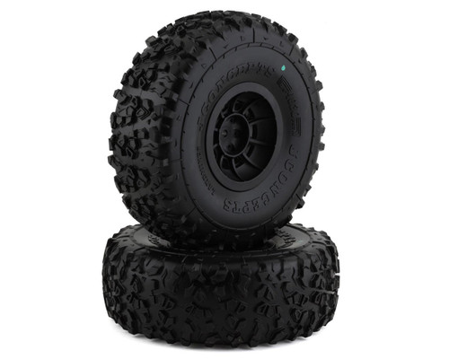 JConcepts Landmines 2.9" Pre-Mounted Tires w/Hazard Wheel (2) (Green)