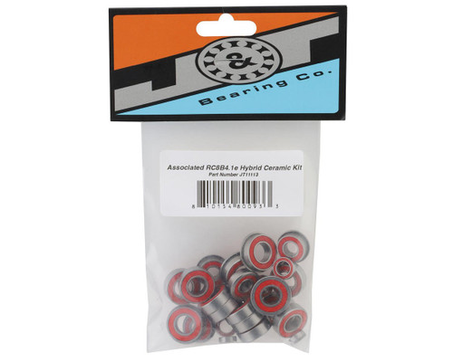 J&T Bearing Co. Associated RC8B4.1e Bearing Kit (Hybrid Ceramic)
