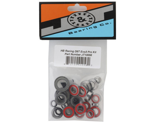 J&T Bearing Co. HB Racing D8T Evo3 Bearing Kit (Pro Kit)